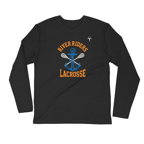 River Riders Lacrosse Long Sleeve Fitted Crew