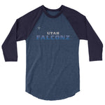 Utah Falconz 3/4 sleeve raglan shirt