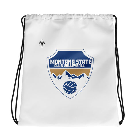 Montana State Club Volleyball Drawstring bag