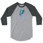 Piute Softball 3/4 sleeve raglan shirt