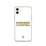 Mountaineers Club Softball iPhone Case