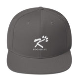 Kingman Football White Logo Snapback Hat