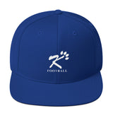 Kingman Football White Logo Snapback Hat