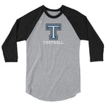 Tempe High School Football 3/4 sleeve raglan shirt