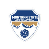 Montana State Club Volleyball Bubble-free stickers