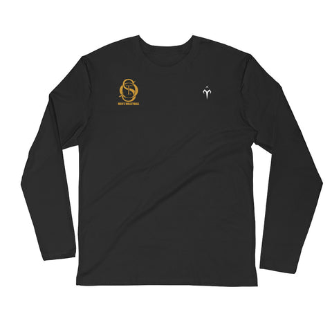 St Olaf Volleyball Long Sleeve Fitted Crew