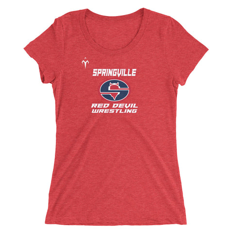 Springville Wrestling Ladies' short sleeve t-shirt