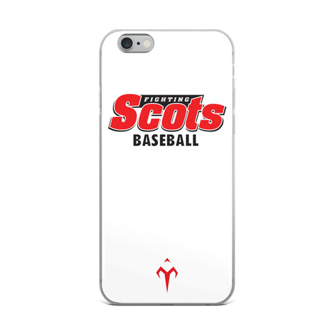 Fighting Scots Baseball iPhone Case