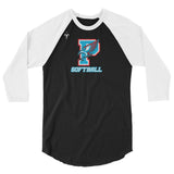 Piute Softball 3/4 sleeve raglan shirt