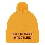 Bellflower Wrestling Pom-Pom Beanie
