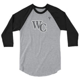 WC Lady Cougars Softball 3/4 sleeve raglan shirt