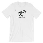Kingman Football Black Logo Short-Sleeve Unisex T-Shirt