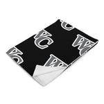 WC Lady Cougars Softball Throw Blanket