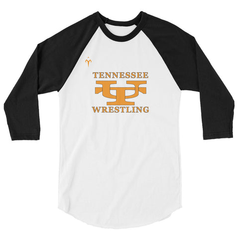 Tennessee Wrestling 3/4 sleeve raglan shirt