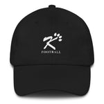 Kingman Football White Logo Dad hat