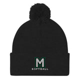 Miramonte Softball Pom-Pom Beanie