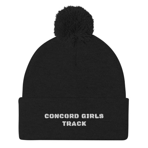 Concord Girls Track Pom-Pom Beanie