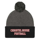 Christel House Football Pom-Pom Beanie