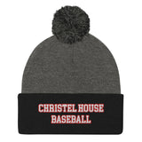 Christel House Baseball Pom-Pom Beanie