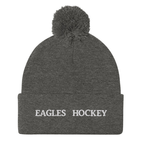 Eagles Hockey Pom-Pom Beanie