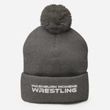 Washburn Wrestling Pom-Pom Beanie