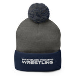 Washburn Wrestling Pom-Pom Beanie