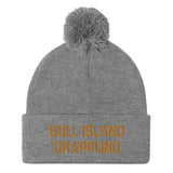 Bull Island Grappling Pom-Pom Beanie