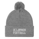 Orange County Lawmen Football Pom-Pom Beanie