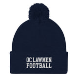 Orange County Lawmen Football Pom-Pom Beanie