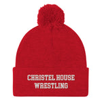 Christel House Wrestling Pom-Pom Beanie