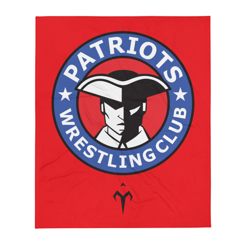 Patriots Wrestling Club Throw Blanket