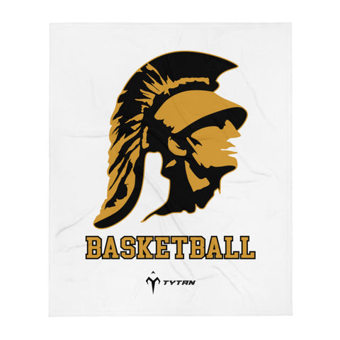 Yucca Valley High School Boys Basketball Throw Blanket