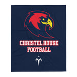 Christel House Football Throw Blanket