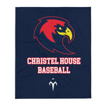 Christel House Baseball Throw Blanket
