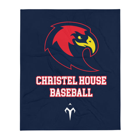 Christel House Baseball Throw Blanket
