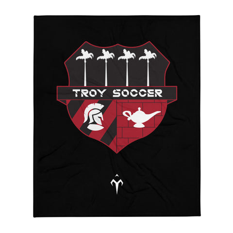 Troy Soccer Throw Blanket
