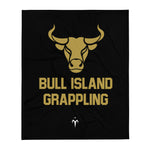 Bull Island Grappling Throw Blanket