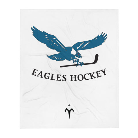 Eagles Hockey Throw Blanket