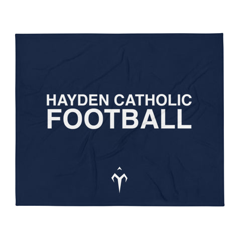 Hayden Catholic High School Football Throw Blanket