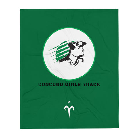 Concord Girls Track Throw Blanket