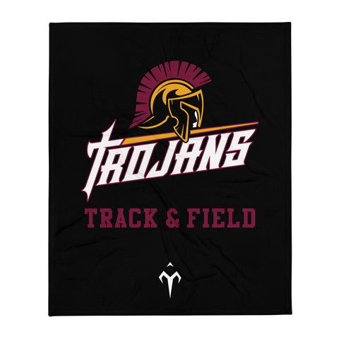 NCHS Track and Field Throw Blanket