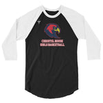 Christel House Girl's Basketball 3/4 sleeve raglan shirt