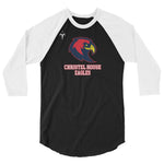 Christel House Eagles 3/4 sleeve raglan shirt