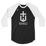 Hayden Catholic High School Football 3/4 sleeve raglan shirt
