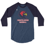 Christel House Baseball 3/4 sleeve raglan shirt