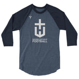 Hayden Catholic High School Football 3/4 sleeve raglan shirt