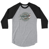 Midwest Warhawks Lacrosse 3/4 sleeve raglan shirt