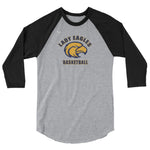 Lady Eagles Basketball 3/4 sleeve raglan shirt