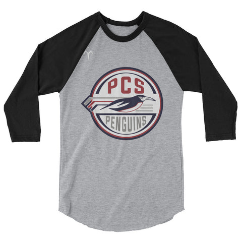 PCS Penguins Ice Hockey 3/4 sleeve raglan shirt