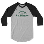 Le Moyne Club Soccer 3/4 sleeve raglan shirt